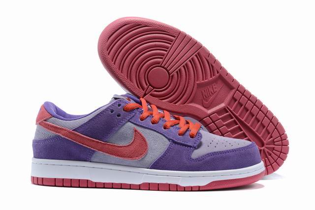 Cheap Nike Dunk Sb Men's Shoes Purple Red-65